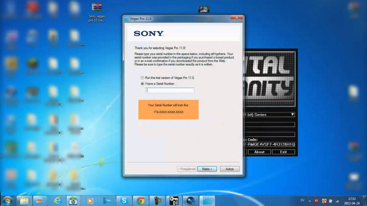 sony vegas pro 15 serial number and activation code